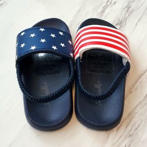 Toddler Flag Design Sandal Size 5